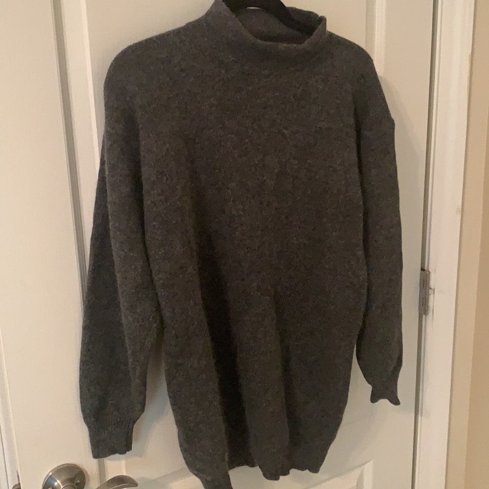 NWT lamb’s wool rabbit sweater I. B. Diffusion sweater grey size small
